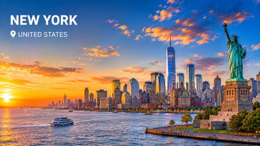 New York City skyline, United States
